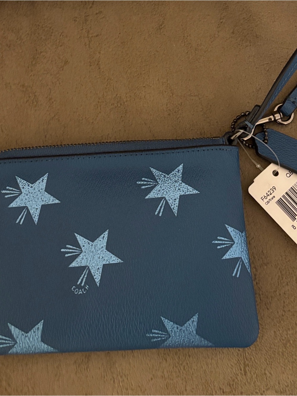 Coach Blue Star Canyon Corner Zip Wristlet Wallet. Limited Edition NWT - Picture 11 of 12